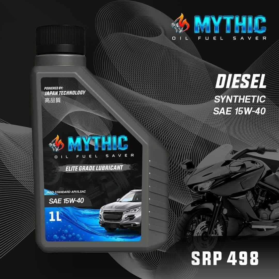 Mythic Fully Synthetic Diesel Engine Oil SAE 15W-40