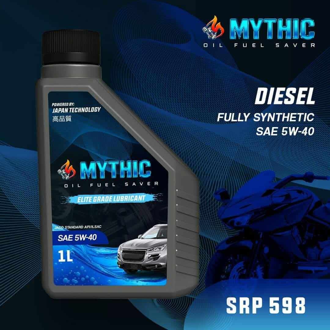 Mythic Fully Synthetic Diesel Engine Oil SAE 5W-40